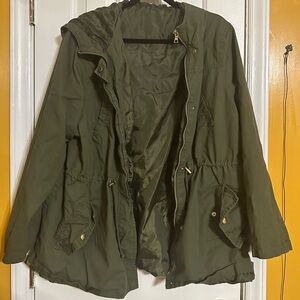 Miss London Dark Green Utility Jacket